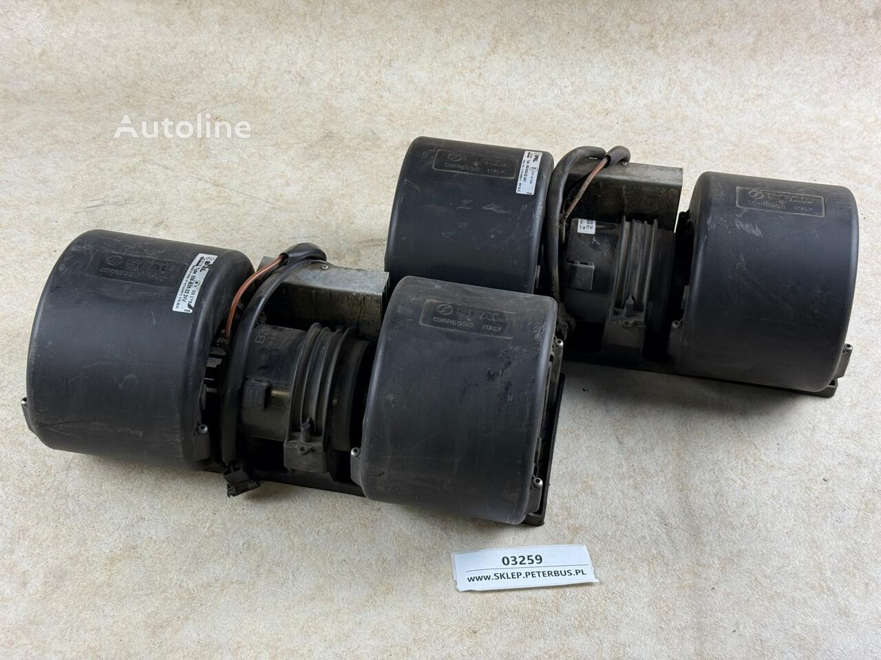 Spal 006-B39-22 24 V motor de ventilador para autobús