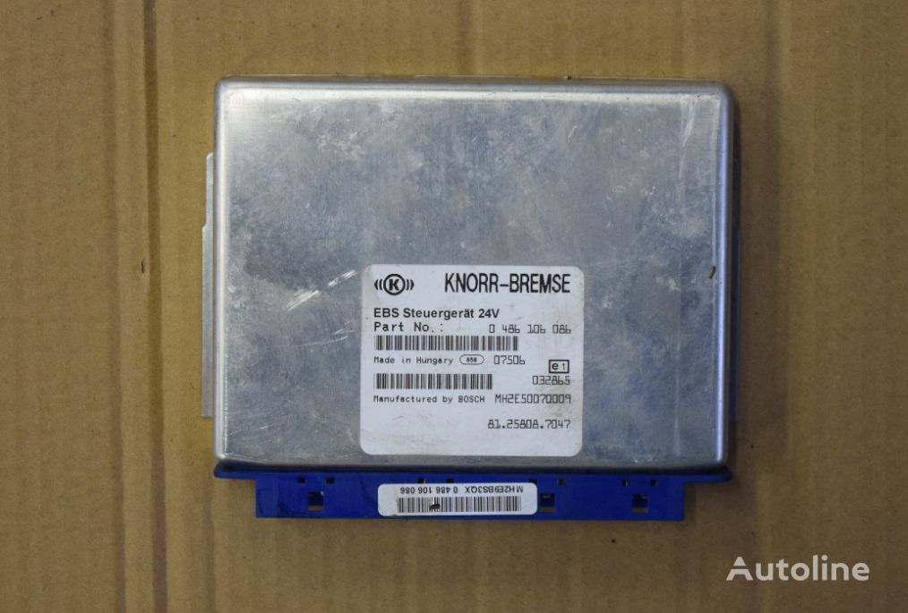 Bosch STEROWNIK EBS KOMPUTER KNORR-BREMSE  TGA TGX TGS 81258087047 8125808047 Bordcomputer für MAN LKW