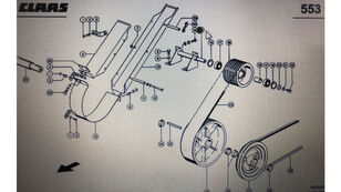 Claas kozioł łożyskujący 00 bracket for Claas Lexion 580 670 750 grain harvester