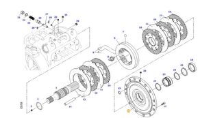 pidurisadul 411151150120 tüübi jaoks ratastraktori Fendt 414 Vario