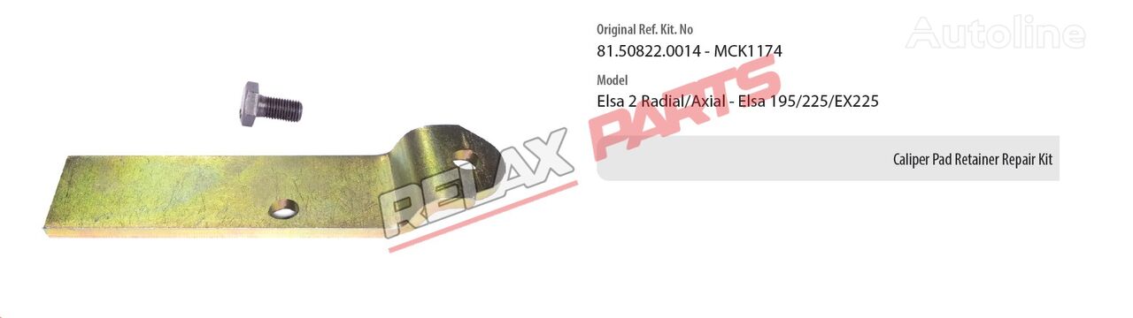 суппорт для полуприцепа Meritor ELSA 2 RADIAL AXIAL    Caliper Pad Retainer Repair Kit