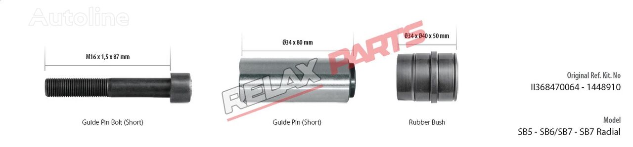 Knorr-Bremse SB6/SB7 puoliperävaunu RelaxParts jarrusatula