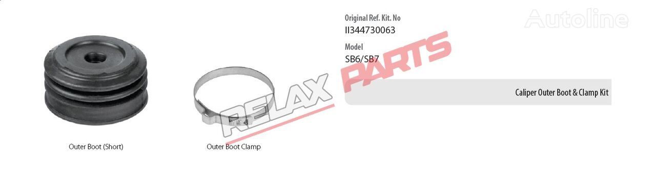 RelaxParts brake caliper for Knorr-Bremse SB6/SB7 semi-trailer