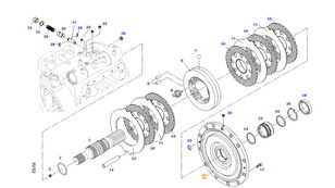 Fendt E404100420010 brake disk for Fendt 414 Vario wheel tractor