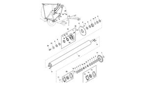 Tarcza włączająca hamulec DC216834 kočioni disk za John Deere 960 kombajna za žito