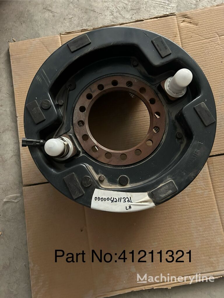 tambour de frein IVECO WHEEL BRAKE LEFT 41211321 pour matériel de TP