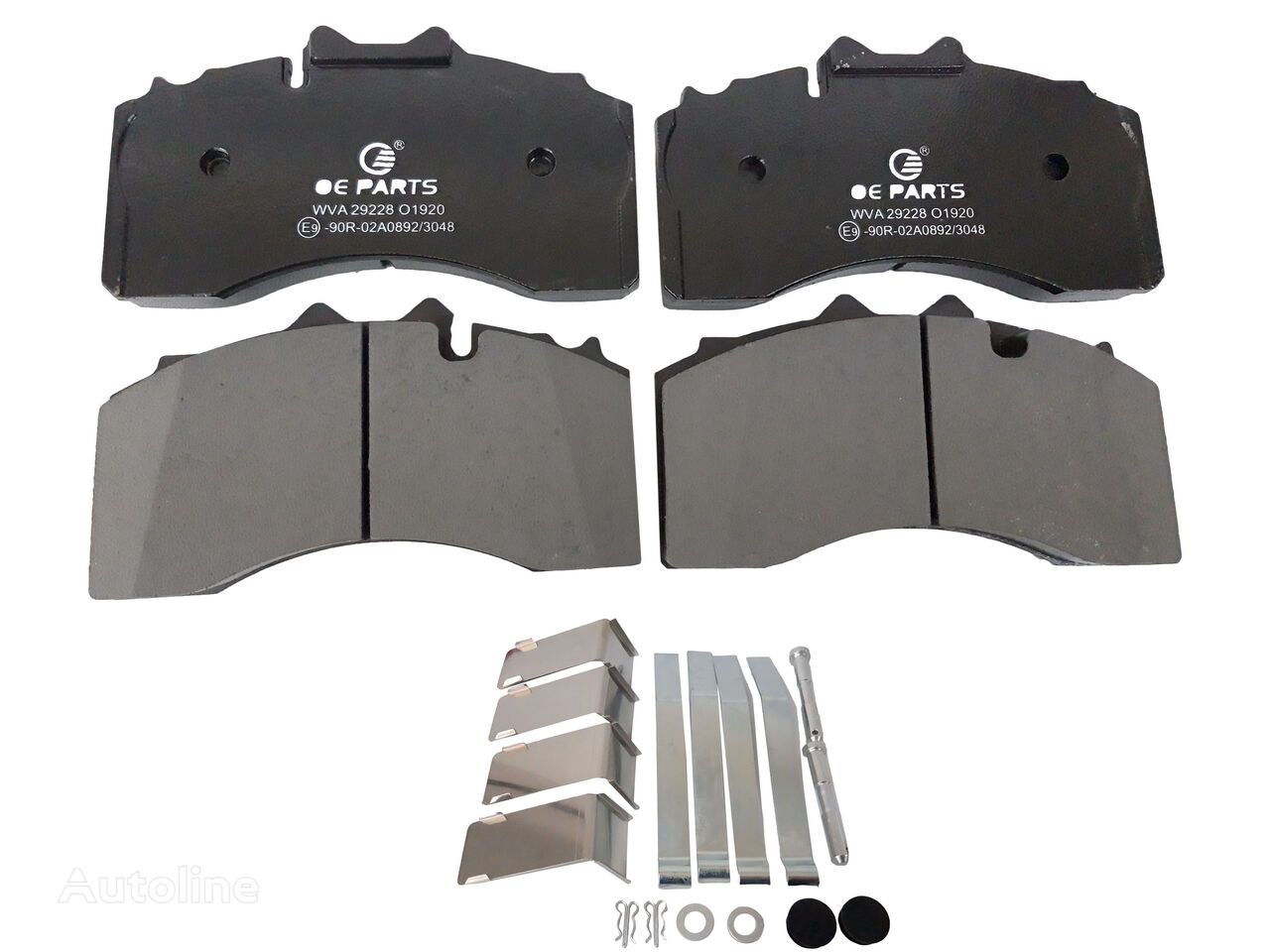 HT Europe KLOCKI HAMULCOWE 29228 BPW TSB4309 + ZESTAW MONTAŻÓWY / G-COATIN brake lining for semi-trailer