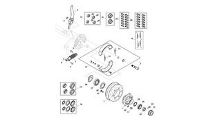 DC214681 brake pad for John Deere 960 baler