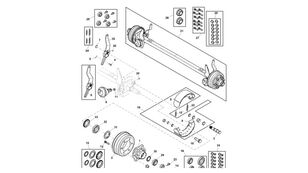 CC129028 pastilla de freno para John Deere 960 cosechadora de cereales