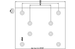 pastilhas de travão Renault D415ММ,187*220*18.5ММ (1РЕМ) TEXTAR para camião Renault MAGNUM AE385/420/520 01.93-