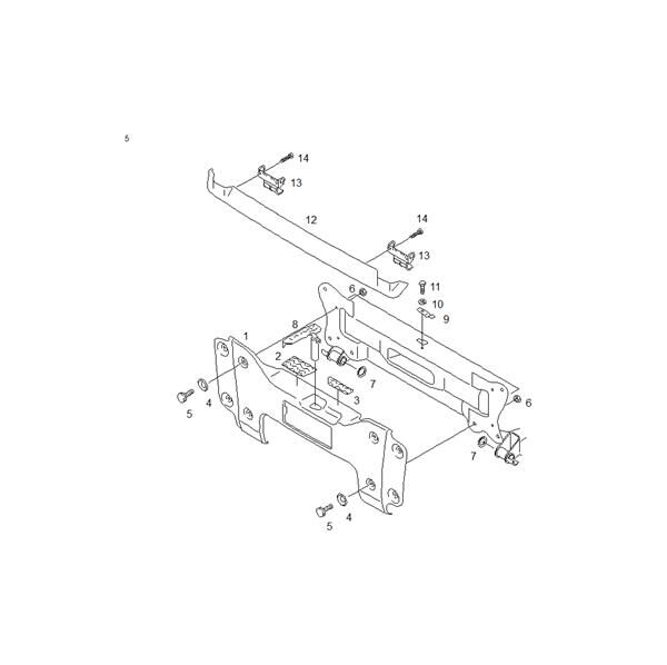 Pare-chocs 81416105451 pour camion MAN TGA - Autoline