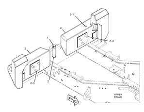 Caterpillar New counterweight RH and LH for CAT 966, 972 with spare part branik za Caterpillar 966, 972, CA3672332, 367-2332, 3672332, CA3672331, 367-2331, 3672331 prednjeg utovarivača