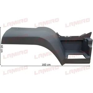 MAN L2000 / M2000 12T UPPER STEP RH LONG MUDGUARD støtfanger for MAN TGS (2008-2013) lastebil - Autoline