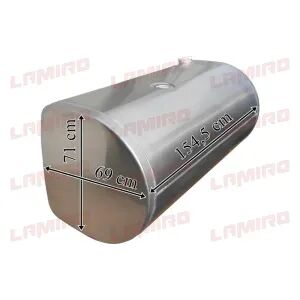 Volvo FUEL TANK 610L ALUMINUM 1530x690x710 bumper for Volvo 5 (from 2021) truck