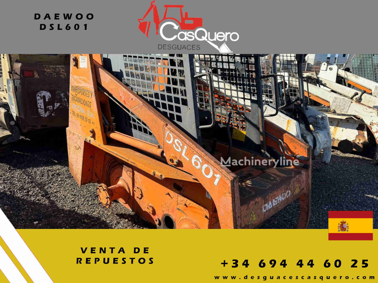 cabin for Daewoo DSL601 skid steer