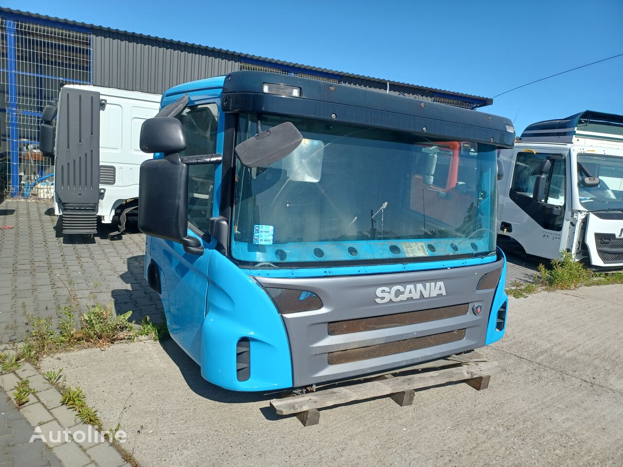 Scania DAY Cab Fahrerhaus Kabine Cabine 5 series P Low Roof , Short. voor Scania Kabina DAY Cab Fahrerhaus Kabine Cabine SCANIA 5 series P Low Roof , Short 8x4 6x6 4x4 8x4 6x4 vrachtwagen