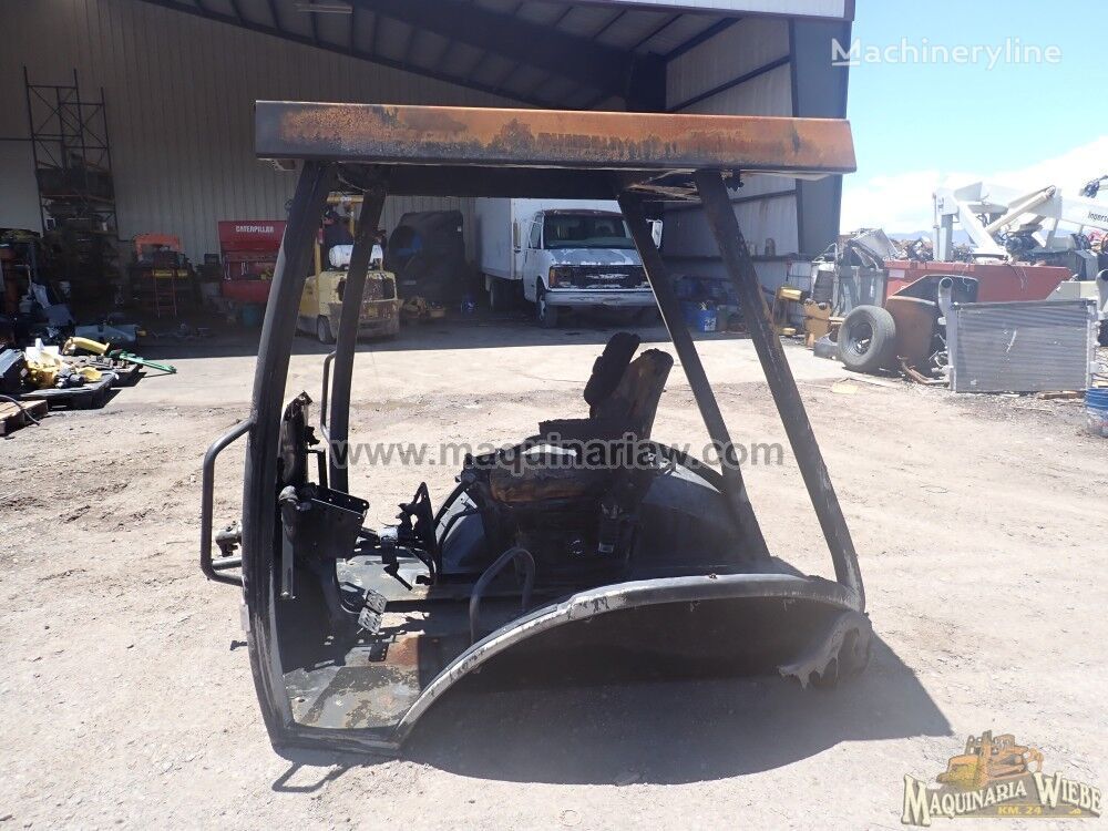 wiebe cabin for Case  580N backhoe loader