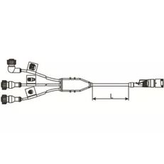 كبل كابل مُعدِّل TEBS-E بطول 8 أمتار لـ الشاحنات