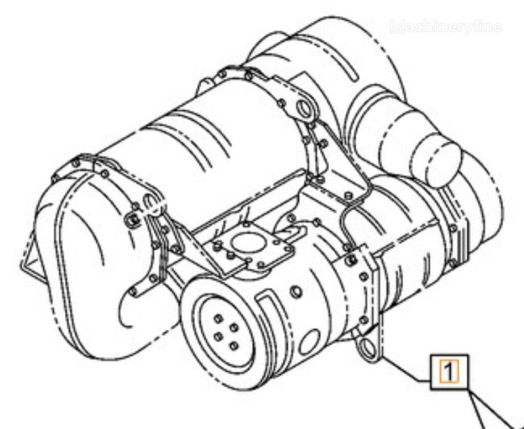 Case KSH15821 KSH15821 katalysator voor Case CX300D CX350D CX210D CX370D graafmachine