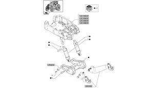 chasis para New Holland T6010 tractor de ruedas