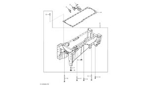 John Deere 8345R chasis para John Deere 8345R tractor de ruedas