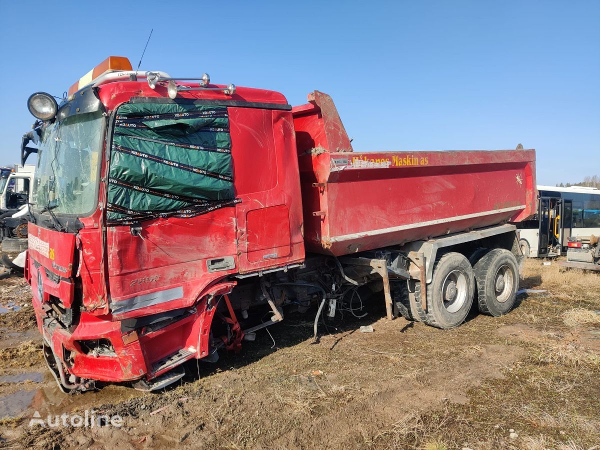 Mercedes-Benz ACTROS 2655 KPL-S 6X4 V8 EURO5 OM502LA TIPPER DAMAGED chassis for truck