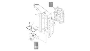 New Holland T6090 T6070 Rama 47972568 47972568 chasis para New Holland T6090 T6070  tractor de ruedas