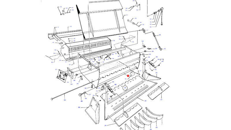 чопър Massey Ferguson Massey Fergusson MF 30 D49069500 за зърнокомбайн