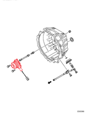 Mitsubishi - CLUTCH SLAVE CYLINDER/CYLINDER ASSY CLUTCH POWER - cilindro maestro de embrague para Mitsubishi FUSO CANTER - SIŁOWNIK SPRZĘGŁA camión