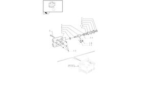 New Holland T6090 Korpus 5169152 caja de conexiones para New Holland T6090 tractor de ruedas