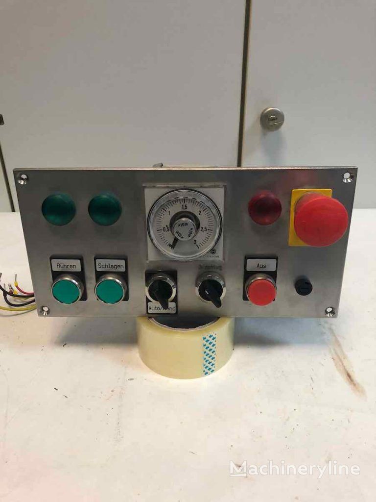 control unit for confectionery equipment