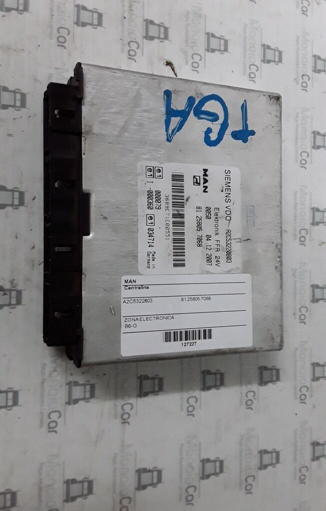 control unit for MAN TGX/TGS/TGL/TGA/TGM/TG/TGE/F/CLA truck