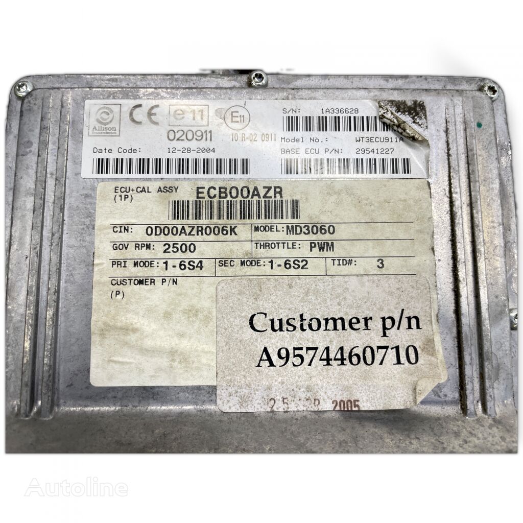 Allison Econic 2628 (01.98-) 29541227 control unit for Mercedes-Benz Econic (1998-2014) truck tractor