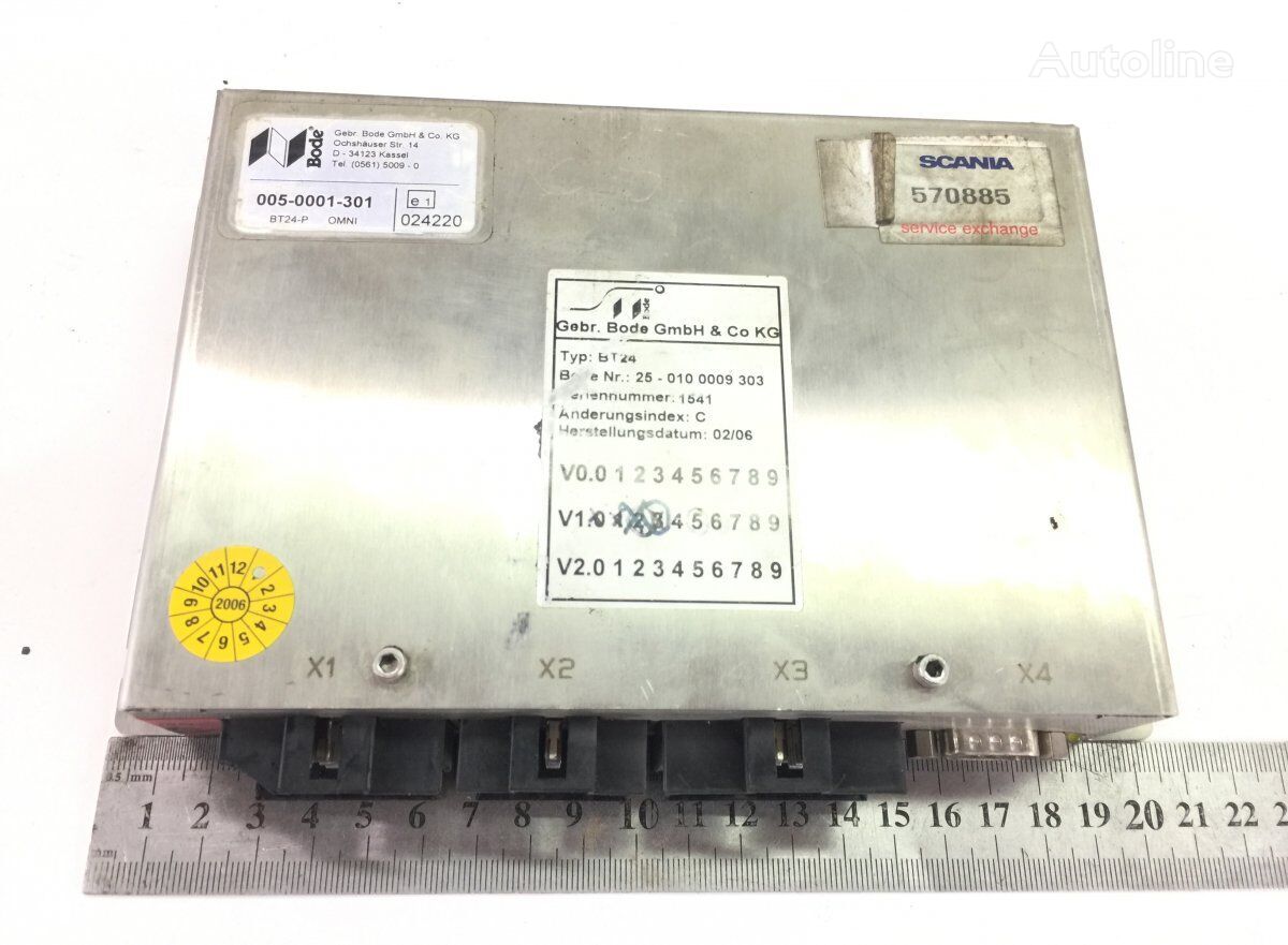 BODE K-series (01.06-) control unit for Scania K,N,F-series bus (2006-) - Autoline