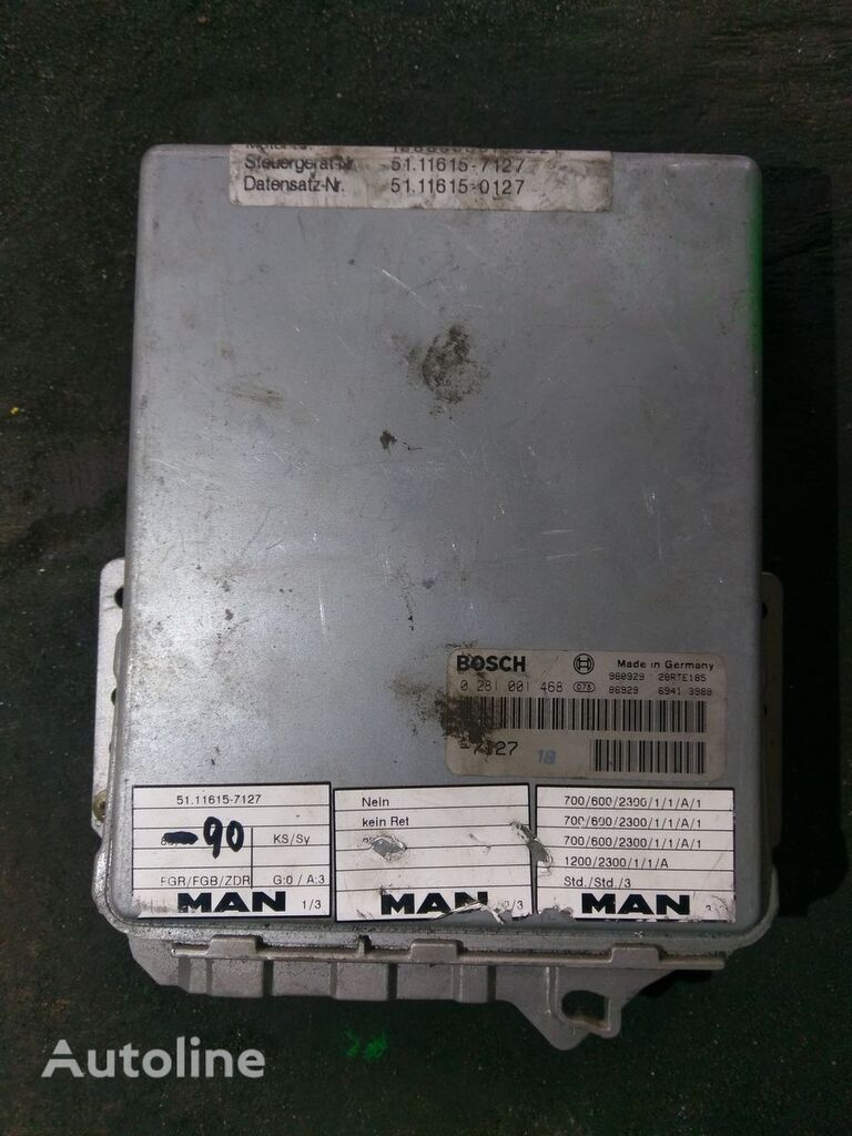 Bosch 0281001468 7127 control unit for MAN truck tractor