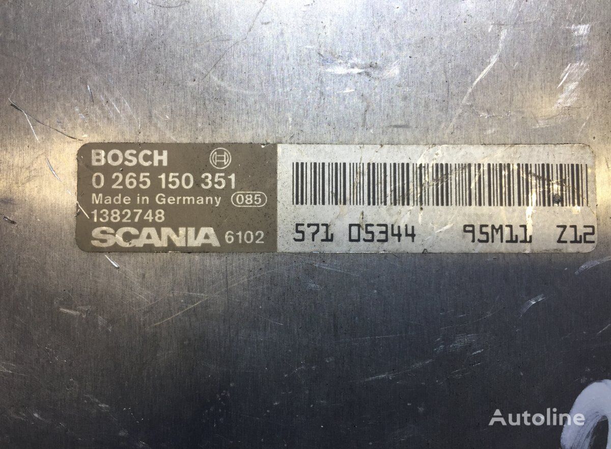 riadiaca jednotka Bosch 4-series 124 (01.95-12.04) 0265150351 na nákladného auta Scania 4-series (1995-2006)