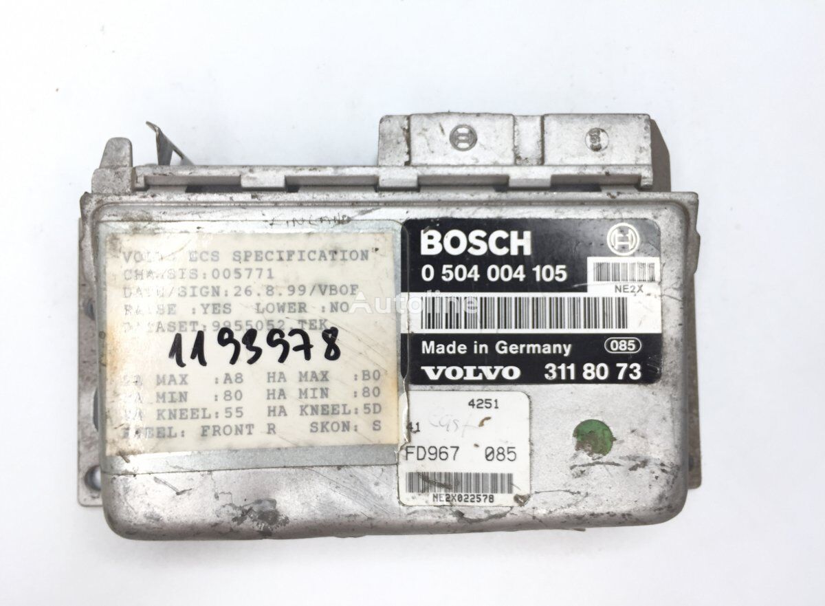 unitate de control Bosch B10B (01.78-12.01) 3118073 pentru autobuz Volvo B6, B7, B9, B10, B12 bus (1978-2011)