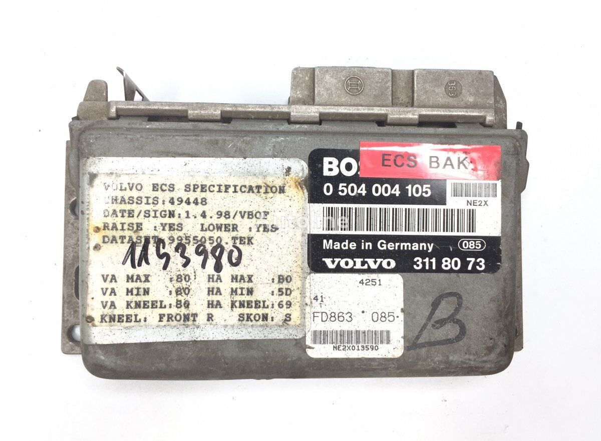 Bosch B10B (01.78-12.01) 3118073 control unit for Volvo B6, B7, B9, B10, B12 bus (1978-2011)