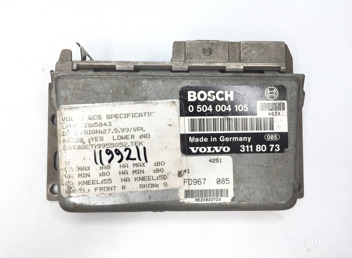 unité de commande Bosch B10B (01.78-12.01) 3118073 pour Volvo B6, B7, B9, B10, B12 bus (1978-2011)