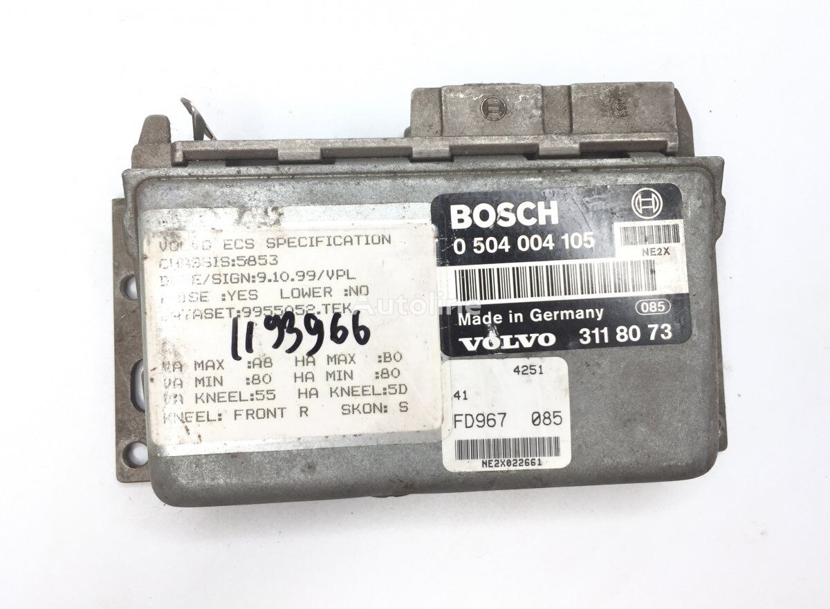 unit kontrol Bosch B10B (01.78-12.01) 3118073 untuk Volvo B6, B7, B9, B10, B12 bus (1978-2011)