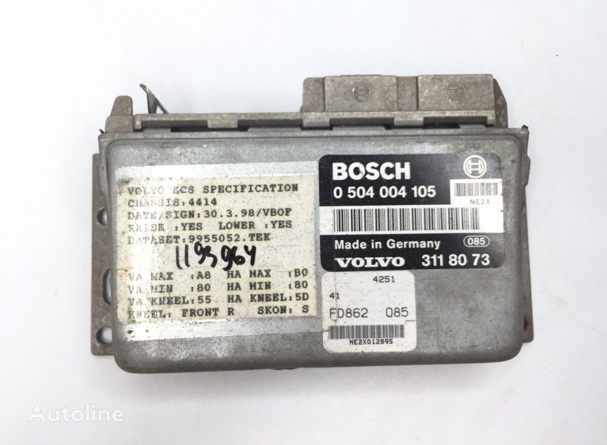 Bosch B10B (01.78-12.01) 3118073 vadības bloks paredzēts Volvo B6, B7, B9, B10, B12 bus (1978-2011) autobusa