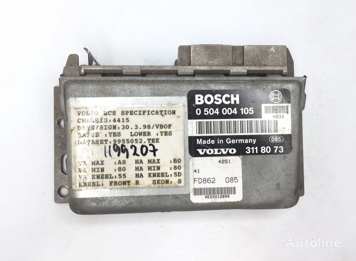 riadiaca jednotka Bosch B10B (01.78-12.01) 3118073 na autobusa Volvo B6, B7, B9, B10, B12 bus (1978-2011)