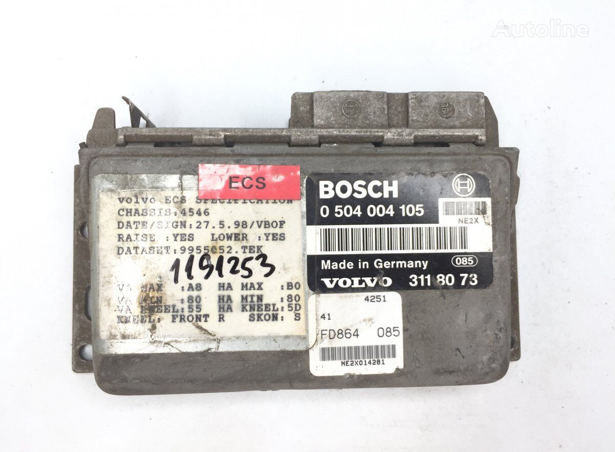 unité de commande Bosch B10B (01.78-12.01) 3118073 pour Volvo B6, B7, B9, B10, B12 bus (1978-2011)