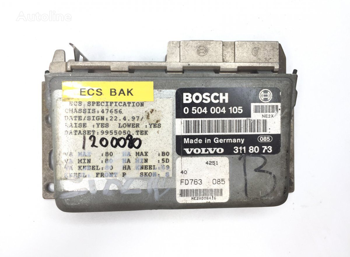 Bosch B10M (01.78-12.03) 3118073 vadības bloks paredzēts Volvo B6, B7, B9, B10, B12 bus (1978-2011) autobusa