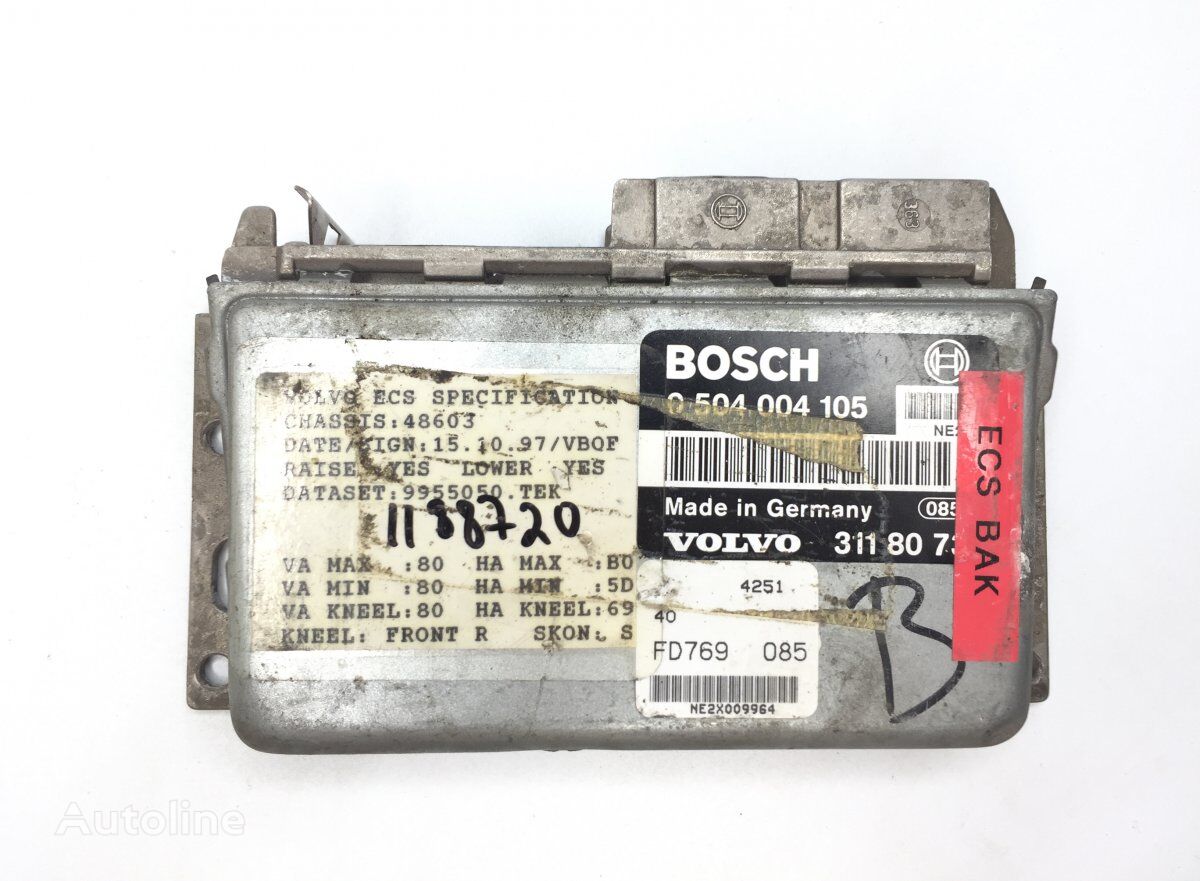 блок за управление Bosch B10M (01.78-12.03) 3118073 за автобус Volvo B6, B7, B9, B10, B12 bus (1978-2011)