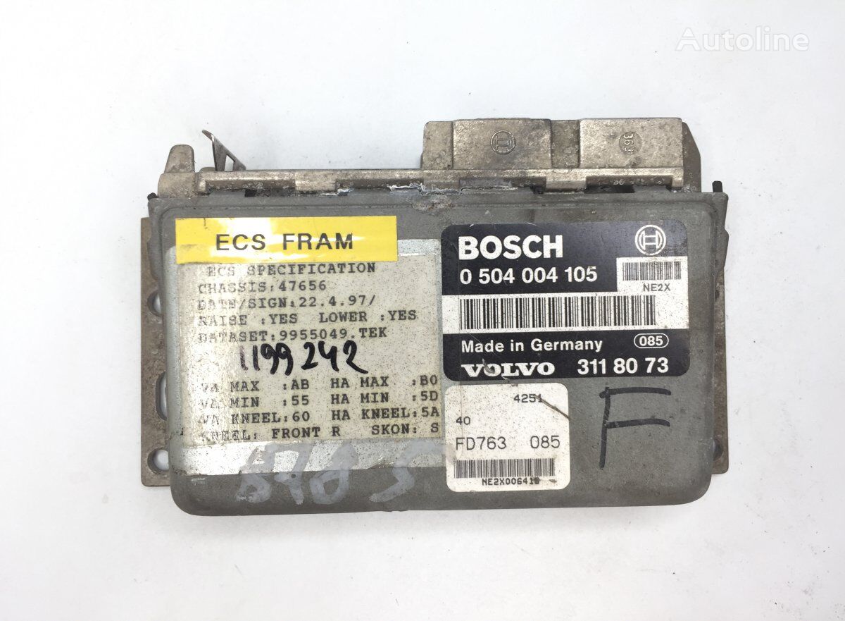 unité de commande Bosch B10M (01.78-12.03) 3118073 pour Volvo B6, B7, B9, B10, B12 bus (1978-2011)