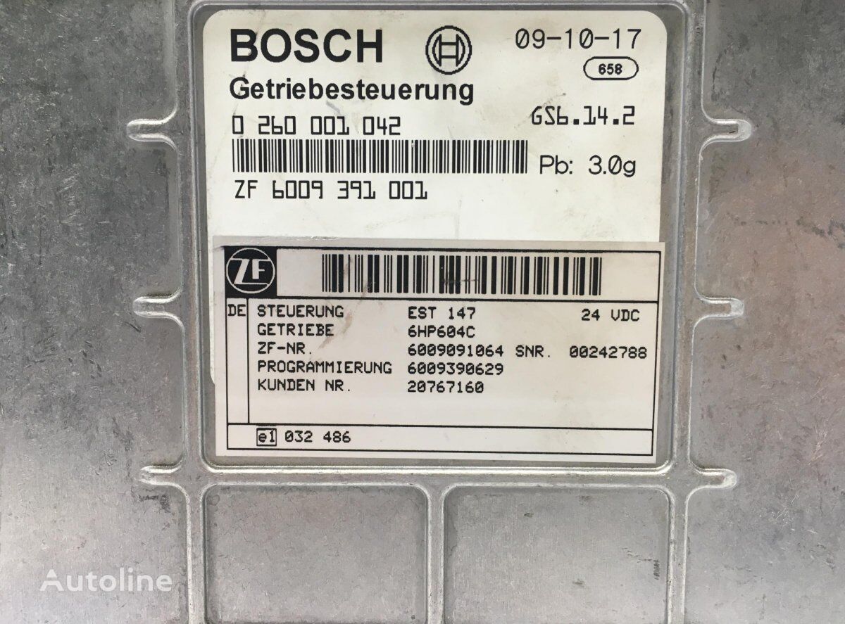 Bosch B12B (01.97-12.11) 20767160 control unit for Volvo B6, B7, B9, B10, B12 bus (1978-2011)