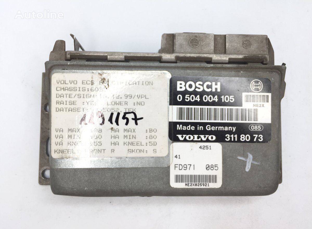 unité de commande Bosch B12B (01.97-12.11) 3118073 pour Volvo B6, B7, B9, B10, B12 bus (1978-2011)