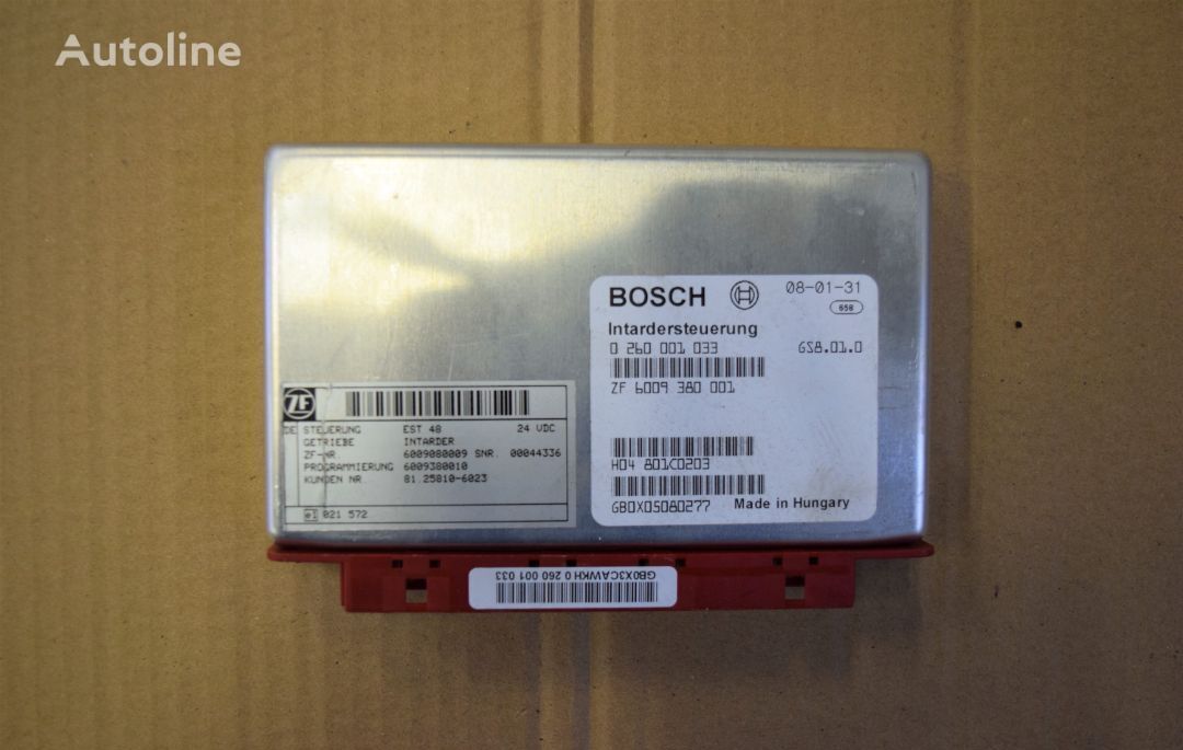 блок управления Bosch STEROWNIK REDUKTORA 8125810623 для грузовика MAN TGA TGX TGS