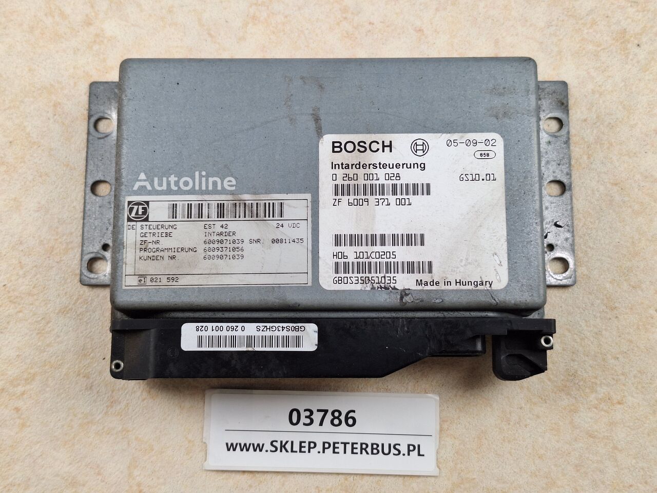 Centralina Bosch nr 0 260 001 028 per autobus Bova Futura EURO 3 - Autoline